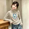 Ropa interior para niñas Otoño Invierno 2026 Nuevo Estilo Camiseta de manga larga súper bonita para niños Tallas mediana y grande Niñas Top a rayas