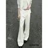 Pantalones de Traje Versátiles y Fluidos Streetwear Otoño 2026 para Hombre Estilo Hong Kong Color Sólido Simple Sin Planchar Tacto de Alta Gama Micro-Campana Pantalones Largos