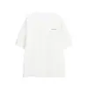 Camiseta Rumei Estilo Americano Tendência Marca Estampada com Letras Manga Curta para Homens e Mulheres no Verão, Camisetas Casuais Soltas para Casais Manga Meia Manga