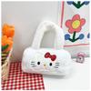 Bolso bandolera de peluche de dibujos animados para niñas, bonito bolso de mano con forma de oso de fresa, mochila de estilo occidental, bolso de hombro popular entre niños.