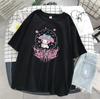 Playera Kawaii Kuromi Sanrio My Melody Dibujo Animado Estampado Gótico