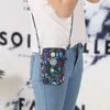 Bolsa de Tela Nueva para Teléfono Móvil al por Mayor, Cartera para Monedas de Hombro, Bolso Cruzado Pequeño, Bolso Vertical para Teléfono Móvil, Bolso Mini de Moda para Teléfono Móvil para Mujer