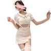 Drunk Cellar Roupa Íntima Sexy Plus Size Puro Desejo Role Play Uniforme de Enfermeira Fofo Saia Sexy no Quadril Não Precisa Tirar Tentação