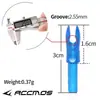 Arco y Flecha soporte cola de flecha diámetro interior 4.2mm cola de flecha tapón recto cola tamaño pequeño cola de flecha equipo de tiro con arco inserto arco y flecha cola de flecha