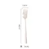 Acero inoxidable 316 cuchara para comer de mango largo cuchara cuchara de mesa para el hogar cuchara plana para sopa 304 vajilla cuchara para postre tenedor cuchara tenedor coreano