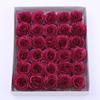Ventas Directas de Fábrica Rosa Cristal Oro Rosa Cabeza de Flor Rosa Encantadora Azul Ramo Día de San Valentín Material DIY Flor Rosa con Brillantina