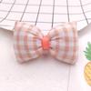 Tela Cuadros Algodón Macarrón Lazo DIY Accesorios para el Cabello Accesorios de Pinza para el Cabello Decoración para Fundas de Teléfono Ropa Calcetines