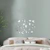 JM3266 Suministro de fábrica transfronterizo Acrílico Creativo Hogar Dormitorio Decoración Espejo Estéreo Pegatinas de Pared Pegatinas para Habitación Infantil