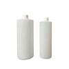 Garrafa Cilíndrica de HDPE com Ombro Plano, Tampa de Rosca 28 Bocais, Garrafa para Solução Aquosa 500/1000ml, Garrafa de Tinta Reembalada