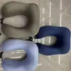 Almofada U de Espuma de Memória para Viagens Longas Portátil Avião Apoio de Pescoço para Dormir Almofada U para Assento de Carro Núcleo Venda por Atacado