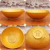 Burger King Golden Bowl Accesorios para el Primer Cumpleaños Tazón Dorado en Miniatura de Aleación Electrochapada para Reunir Riqueza Adorno Artesanal de Atracción Turística