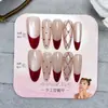 Manicure Personalizada de 10 Peças Codificada Feita à Mão, Adesivos de Unha Doces, Estilo de Luxo Acessível, Venda Direta da Fábrica Adesivos de Unha Usáveis