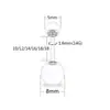 Amazon eBay los más vendidos acrílico transparente invisible para ombligo de mujeres embarazadas clavo de varilla blanda UV anillo de ombligo joyería para perforación