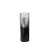 Tubo de lápiz labial nuevo de fabricante color negro degradado transparente forma de humo tubo de lápiz labial tubo vacío material de embalaje carcasa de lápiz labial de alta gama