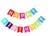 Festival Caliente Caliente Fiesta CUMPLEAÑOS Letras Decorativas Bandera de Cadena con Cola de Pez Bronceada FELIZ CUMPLEAÑOS