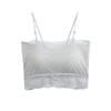 Poder de Belleza Primavera/Verano Seda Belleza Espalda Strapless Body Completo Almohadilla de Látex Anti-Exposición Encaje Strapless Sujetador