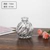 Juego de Jarrones de Vidrio Transparente de Lujo Ligero con un Toque de Alta Gama para Arreglos Florales, Jarrón de Vidrio Hidropónico Decoración de Escritorio