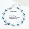 Pulsera Transfronteriza Ojo de Demonio Cruzado Europeo Americano de Oriente Medio Acero Inoxidable Moda Ojo de Aceite Goteante Joyería Personalizada Unisex
