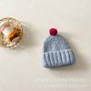 Ins2023 otoño e invierno Corea del Sur lindo bola de pelo para niños sombrero cálido de lana para protección de orejas bebé todo partido venta al por mayor