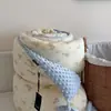 Colcha estilo coreano CELING con un lado de algodón tejido ultrasuave y el otro lado de fibra de frijol calmante, apta para camas individuales o dobles, lavable a máquina, para uso en primavera, otoño e invierno