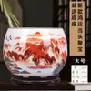 Adornos de Cornucopia Cerámica Jingdezhen Sala de Estar Entrada Acuario Decoración para Atraer Riqueza y Tesoro, Regalos de Inauguración de Casa y Apertura
