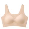 Sujetador push-up ultrafino sin aros para mujer, ropa interior con copa fija y sin marcas, con espalda anticaída