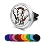 Clip de aromaterapia para coche de acero inoxidable 316L, clip para la boca de aire del coche, clip para perfume de coche, imán para perfume.
