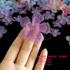 Piezas de Flores de Tul de Hada Soñadoras y Hermosas para Manualidades, Pétalos de Organza Tridimensionales, Accesorios de Flores para Tocados de Vestidos de Novia Hechos a Mano