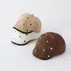Chapéu de Estrela Infantil, Novo Boné de Estrela Simples e Versátil para Meninos e Meninas na Primavera e Outono, Boina Estilo Coreano