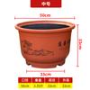 Vaso de Resina Espessado para Árvores de Ferro e Frutíferas, Vaso Especial para Cultivar Lótus, Diâmetro Externo Extra Grande