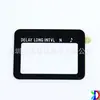 Produção profissional de lente de fone de ouvido Bluetooth translúcida marrom, painel de exibição de fone de ouvido Bluetooth