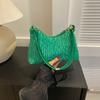 A elegante bolsa de ombro simples e elegante para mulheres deste ano 2023 no início do outono nova bolsa all-matching nas axilas estilo coreano