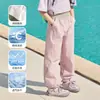 Pantalones Repelentes de Mosquitos UPF50+ para Niños Verano Exterior 2026 Nuevos Pantalones de Protección Solar para Niños Ropa Delgada de Secado Rápido para Niños Grandes