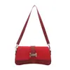 Moda Nova Outono 2026 Elegante Minimalista Bolsa Baguete Nicho Casual Feminina Transversal Ombro Crossbody