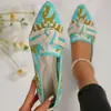 Talla Grande En Stock~Zapatos Planos Cómodos de Punto Flyknit Bajos para Mujer, Slip-On Perezosos, para Compras Casuales y Viajes