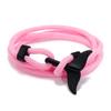 Pulsera Trenzada de Cuerda Estilo Ancla Cola de Ballena Serie Océano Línea Milán para Pareja Pulsera Hecha a Mano para Hombres y Mujeres