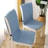 Cojín de asiento de tela universal para todas las estaciones, respaldo de silla integrado, funda de cojín de asiento integrada para oficina, computadora, mesa y silla de comedor