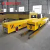 Carro de Alimentación Eléctrica sobre Rieles con Cadena Portacables y Enlace Doble para Operación Continua, Carro Plano Eléctrico para Transporte de Equipos
