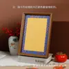 Cartão para Caligrafia de Microfibra Moldura de Madeira para Foto Decoração Moldura para Pintura Moldura para Montagem de Caligrafia Retangular Longo Pendurar na Parede Atacado