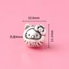 Plata 999 plata esterlina Sanrio kulomi con cuentas con cuentas hecho a mano diy accesorios accesorios pulsera trenzada pulsera joyería