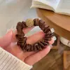 Simple scrunchie de tela estilo coreano, elegante cuerda para el pelo para mujer, nueva liga elástica para coletas, cuerda para el pelo duradera y elástica