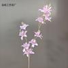 Orquídea de galho alto com vento e chuva flor de simulação layout de auditório de casamento flor guia de estrada alta fileira de flores decoração de casa com flores flor artificial comércio exterior
