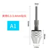 Portabrocas de Tres Mandíbulas con Vástago Hexagonal Transfronterizo Accesorios para Herramientas de Amoladora Eléctrica Portabrocas 0.3-6.5mm Portabrocas Autocentrante
