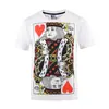 Estilo Nuevo de Verano 3D Europeo y Americano Manga Corta Ropa Formal para Hombre Falso Dos Piezas Estampado Digital Original Creativo Regalo Camiseta