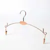 Tienda de ropa metal no resbaladizo clips para pantalones lencería sujetador perchas de exhibición ganchos para secar ropa en casa perchas