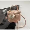 Bolsa de Ombro Casual Portátil e Moderna 2025 Primavera Nova Estilo Coreano Fashion Pequena Bolsa Quadrada Bolsa Mensageiro de Alta Qualidade Bolsa Caixa