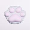 Almohadilla de Ratón de Silicona Suave Alivia la Presión de la Muñeca Forma Linda Protector de Muñeca Garra de Gato Soporte Cómodo para la Mano Soporte de Escritorio para la Muñeca