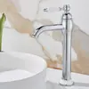Grifo de Agua Caliente y Fría de Lujo Ligero Estilo Francés, Lavabo de Cobre Puro, Gabinete de Baño, Grifo Dorado Retro Artístico