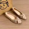 Zapatos de Ballet Nuevos para Mujer Estilo Francés, Planos, Retro Pequeños, con Lazo y Suela Suave, de Deslizamiento