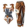 Traje de baño para mujer transfronterizo europeo y americano 2025 Bikini de playa Traje de baño de tirantes para nadar Bikini vintage